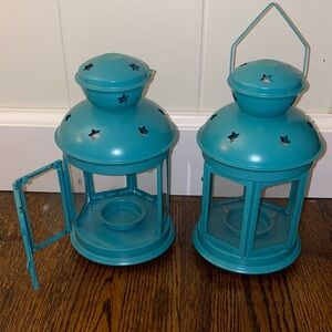 Teal Lantern Set